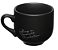 Xicaras de café hauscraft em porcelana preta 90ml - Imagem 2