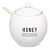 MELEIRA DE PORCELANA COM TAMPA + PEGADOR DE BAMBU MANHATTAN HAUSKRAFT BRANCO 350ML - Imagem 7