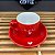 Xicaras de café hauscraft em porcelana Vermelha 90ml - Imagem 1