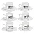 JOGO DE XICARAS HAUSCRAFT COFFE EM PORCELANA - 80ML - Imagem 2