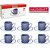 JOGO DE XICARAS HAUSCRAFT COFFE EM PORCELANA - 80ML - Imagem 2