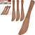 ESPATULA PATE / MANTEIGA DE BAMBU COM 4 PECAS 9CM - Imagem 2