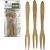 GARFINHO DE BAMBU PARA FRUTAS E PETISCOS COM 3 PECAS 13,5CM - Imagem 2
