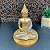 BUDA DECORATIVO EM RESINA 12X8CM - Imagem 1