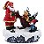 ENFEITE DECORATIVO PAPAI NOEL 9CM  COM LED - Imagem 2