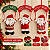 Enfeite de Natal Papai Noel de Pendurar em Pelúcia 32cm - Imagem 2