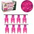 PISCA PISCA NATAL 100 LEDS ROSA 127V 9M 4 FUNCOES FIO TRANSPARENTE - Imagem 1