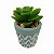 VASO DECORATIVO COM FLOR ARTIFICIAL  7X5,5CM SORTIDO - Imagem 3
