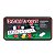 KIT JOGO DE POKER 2 BARALHO + 200 FICHAS + TOALHA 87CM - Imagem 1