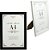 QUADRO PARA DIPLOMAS / CERTIFICADOS A4 DE PLASTICO PRETO / BRANCO 29,7X21CM - Imagem 1