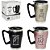CANECA TERMICA DE INOX COM PAREDE DUPLA + TAMPA DE PLASTICO LINHA FLORK 360ML - Imagem 1