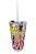 COPO DE VIDRO DRINK COM CANUDO COCA-COLA FIZZ 450ML - Imagem 8