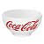 TIGELA CUMBUCA DE PORCELANA BOWL COCA-COLA BRANCO HAUSKRAFT 440ML 13CM DE Ø - Imagem 1