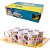 JOGO DE XICARA DE PORCELANA COM BANDEJA DE MELAMINA PARA CAFE 7 PECAS 85ML - Imagem 1