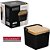 SALEIRO DE PORCELANA COM COLHER TAMPA BAMBU HAUSKRAFT 270ML - Imagem 5