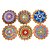 INCENSÁRIO PORTA INCENSO MANDALA COLORIDO - Imagem 5
