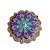 INCENSÁRIO PORTA INCENSO MANDALA COLORIDO - Imagem 2