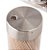 PALITEIRO DE PLASTICO COM TAMPA INOX + 100 PALITOS DE BAMBU - Imagem 3