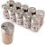 PALITEIRO DE PLASTICO COM TAMPA INOX + 100 PALITOS DE BAMBU - Imagem 1