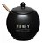 MELEIRA DE PORCELANA COM TAMPA + PEGADOR DE BAMBU MANHATTAN HAUSKRAFT PRETO 350ML - Imagem 5