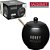 MELEIRA DE PORCELANA COM TAMPA + PEGADOR DE BAMBU MANHATTAN HAUSKRAFT PRETO 350ML - Imagem 2