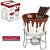 JOGO DE FONDUE DE PORCELANA BRUXELAS C/4 GARFOS/PANELA/SUPORTE HAUSKRAFT 400ML - Imagem 2