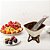 JOGO DE FONDUE DE PORCELANA NAMUR COM 2 GARFOS PANELA SUPORTE VELA HAUSKRAFT 300ML - Imagem 1