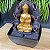 FONTE DE AGUA DECORATIVA BUDA DOURADO 6 QUEDAS 1LED BIVOLT 13X12X18CM - Imagem 6