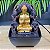 FONTE DE AGUA DECORATIVA BUDA DOURADO 6 QUEDAS 1LED BIVOLT 13X12X18CM - Imagem 3