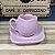 XICARA DE FLOR ARTESANAL TULIPA DE CAFE COM PIRES (LISA) 80ml - UNIDADE - Imagem 3