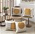 CAPA DE ALMOFADA COM BORDA AMELIA ESTAMPA 1 043X043CM BEGE E AMARELO JOLITEX - Imagem 2