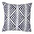CAPA DE ALMOFADA FELPUDA SAFIRA ESTAMPA 2 043X043CM BRANCO E AZUL JOLITEX - Imagem 1