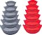 KIT COM 6 FORMAS COZIMENTO SILICONE REDONDO PARA AIR FRYER CLINK - Imagem 4