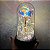 ENFEITE CUPULA COM FLOR CINTILANTE E BOLINHAS + LED 14cm x 8,5 cm - Imagem 10