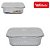 Pote de Vidro Borosilicato Retangular 375ml com Trava Pratic - Marmita e Organizador Hermético - Imagem 1
