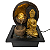 FONTE DECORATIVA BUDA TEMPLO 4LED BIV 21X17X25CM - Imagem 9