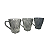 Conjunto 3 Canecas de Vidro Transparente Diamante 250ml – Design Sofisticado e Resistente - Imagem 9