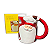 CANECA DE CERÂMICA NATAL PAPAI NOEL 330ML PRESENTE WINCY - Imagem 3