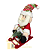 Papai Noel de Trenó 33cm Decoração de Natal em Feltro Enfeite Natalino para Sala e Estante - Imagem 6