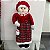 Boneco Mamãe Noel em Pé 65cm de Pelúcia Xadrez – Decoração de Natal Artesanal, Tradicional e Encantadora - Imagem 5