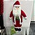 Papai Noel em Pé 65cm de Pelúcia Vermelho e Verde – Decoração de Natal Artesanal e Tradicional - Imagem 2
