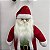 Mamãe Noel em Pé 65cm de Pelúcia Artesanal – Enfeite Natalino com Vestido Curto Vermelho e Branco - Imagem 4