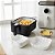 FORMA DE PAPEL QUADRADO DESCARTAVEL BRANCA P/AIR FRYER/FRITADEIRA ELETRICA 50 PCS 20/16CM BC23020 FX/T - Imagem 2