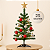Mini Árvore de Natal Verde 30cm com 25 Galhos e Pé de Plástico – Decoração Natalina Natalkasa - Imagem 1