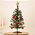 Mini Árvore de Natal Verde 30cm com 25 Galhos e Pé de Plástico – Decoração Natalina Natalkasa - Imagem 3