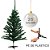Mini Árvore de Natal Verde 30cm com 25 Galhos e Pé de Plástico – Decoração Natalina Natalkasa - Imagem 2