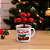 Enfeite Natalino Caneca com Cerejeira 10x7cm – Decoração de Natal Charmosa e Delicada - Imagem 1