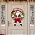 Guirlanda aro 30cm com Papai Noel + Rena + Boneco de Neve Pelúcia- Decoração Natal Luxo - Imagem 1