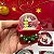GLOBO DE NEVE DE NATAL CUPULA DE VIDRO PRESENTE   6,5X3,5CM - ***SORTIDO *** - Imagem 2