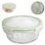 POTE DE VIDRO BOROSSILICATO REDONDO HERMETICO E TRAVA 860ML - Imagem 2